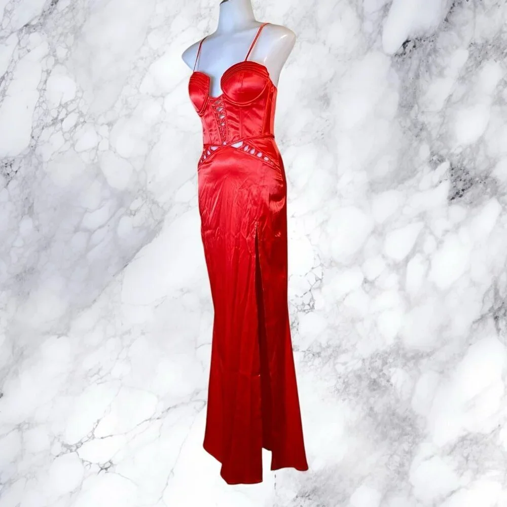 More To Come Selina Maxi Dress in Red